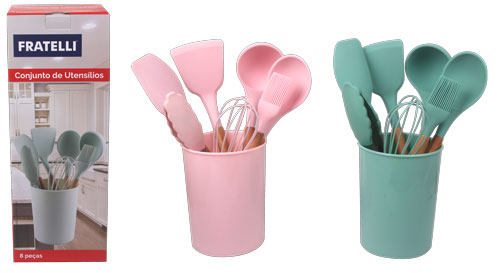 Conjunto de Utensílios de Cozinha Verde E...