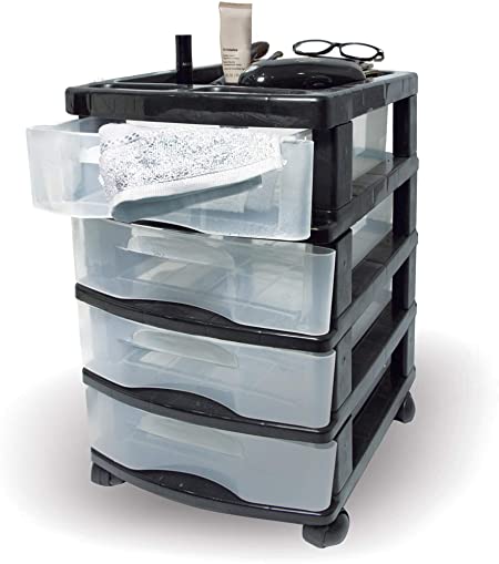 Gaveteiro 4 Gavetas Com Rodinhas Stylo Pr...