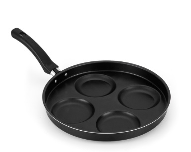 Frigideira Antiaderente Para 4 Ovos Preto