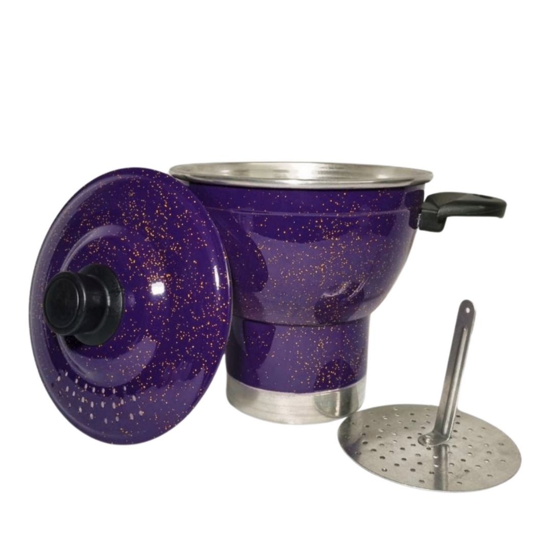 Cuscuzeiro de Alumínio N°18 Roxo