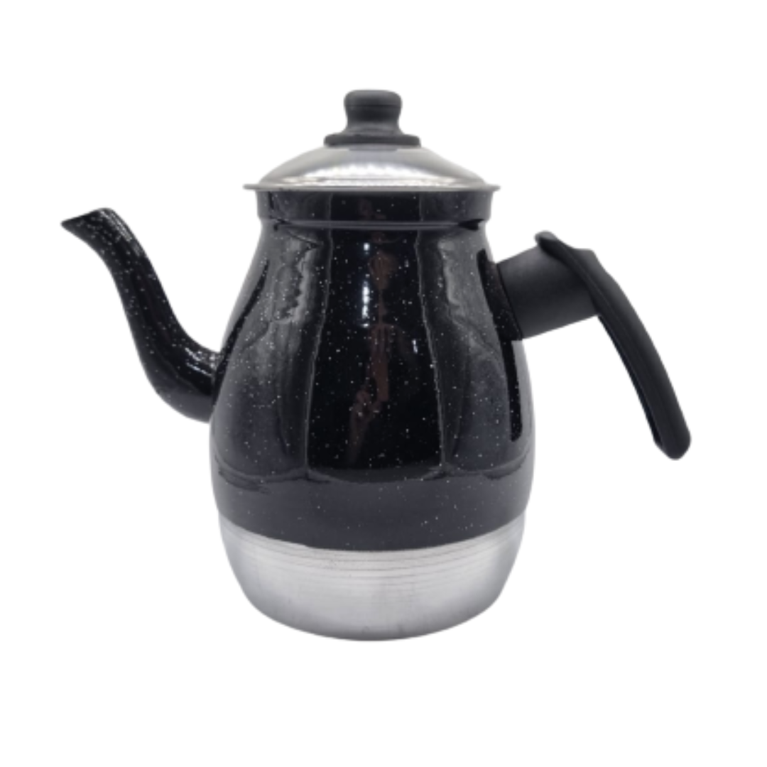 Bule de Alumínio N°8 1,5 L Preto Liso