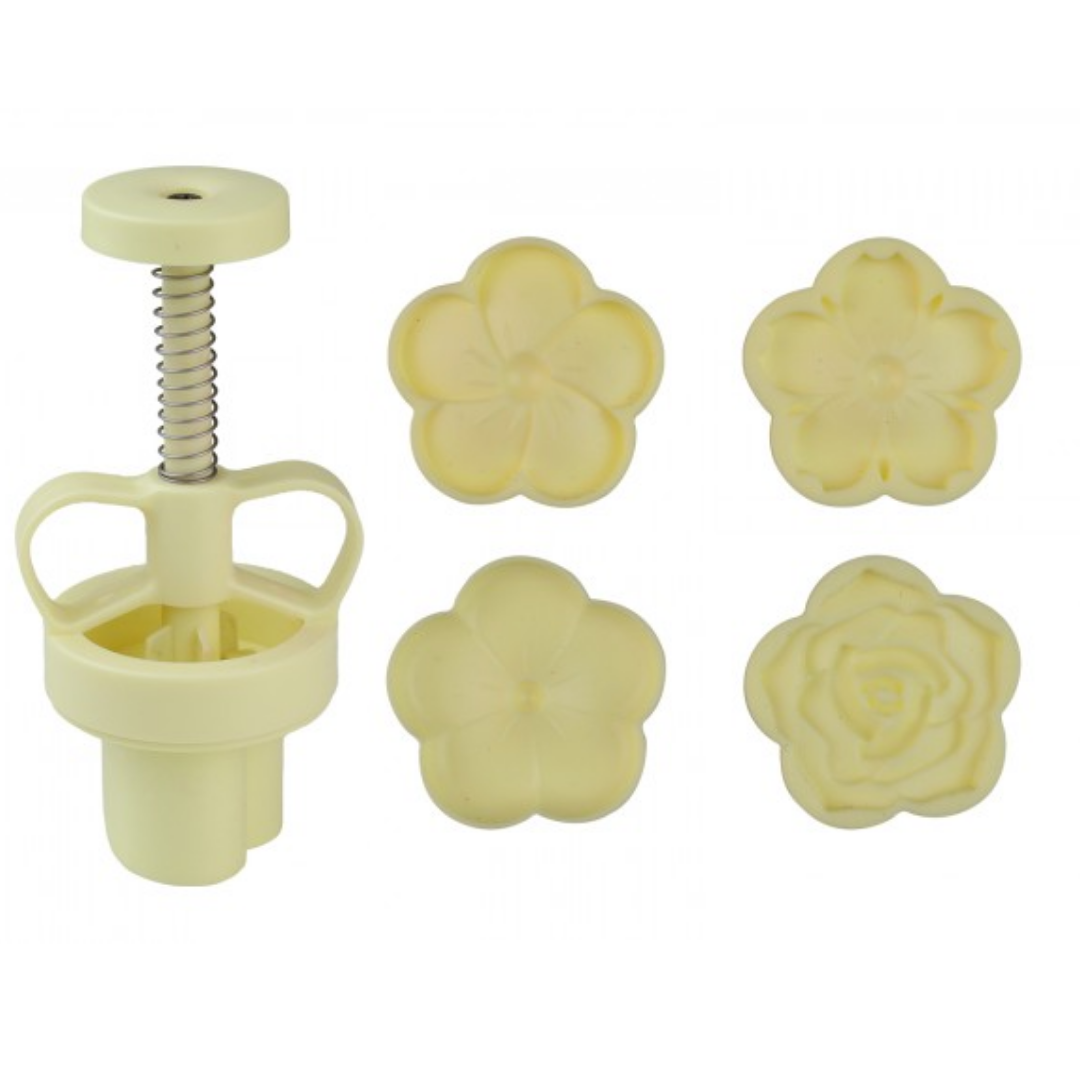Kit Ejetor Max Flores 4 Moldes para Doces...