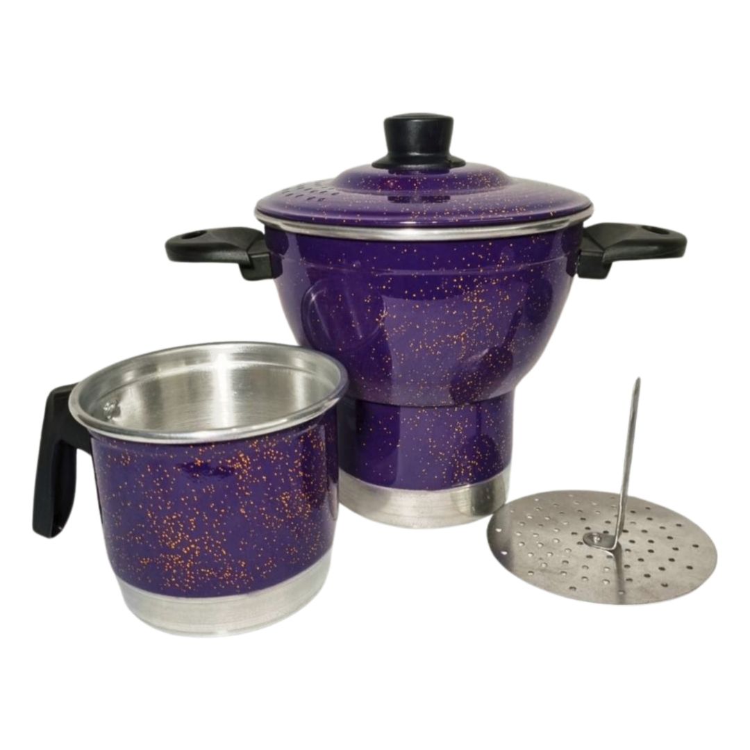 Cuscuzeiro Nordestino Alumínio Roxo nº18 ...