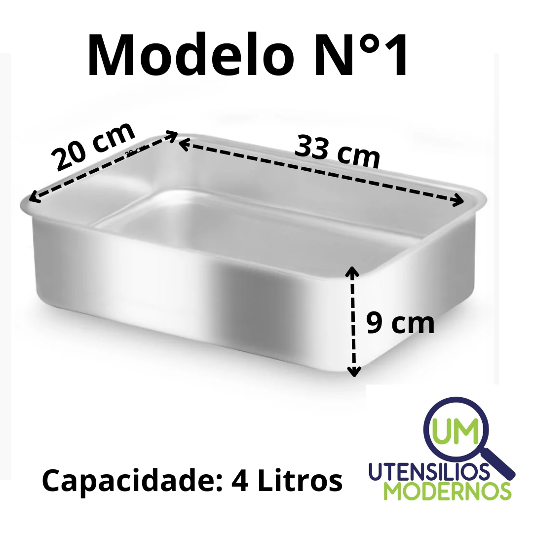 Assadeira Retangular Eirilar Super Alta 01