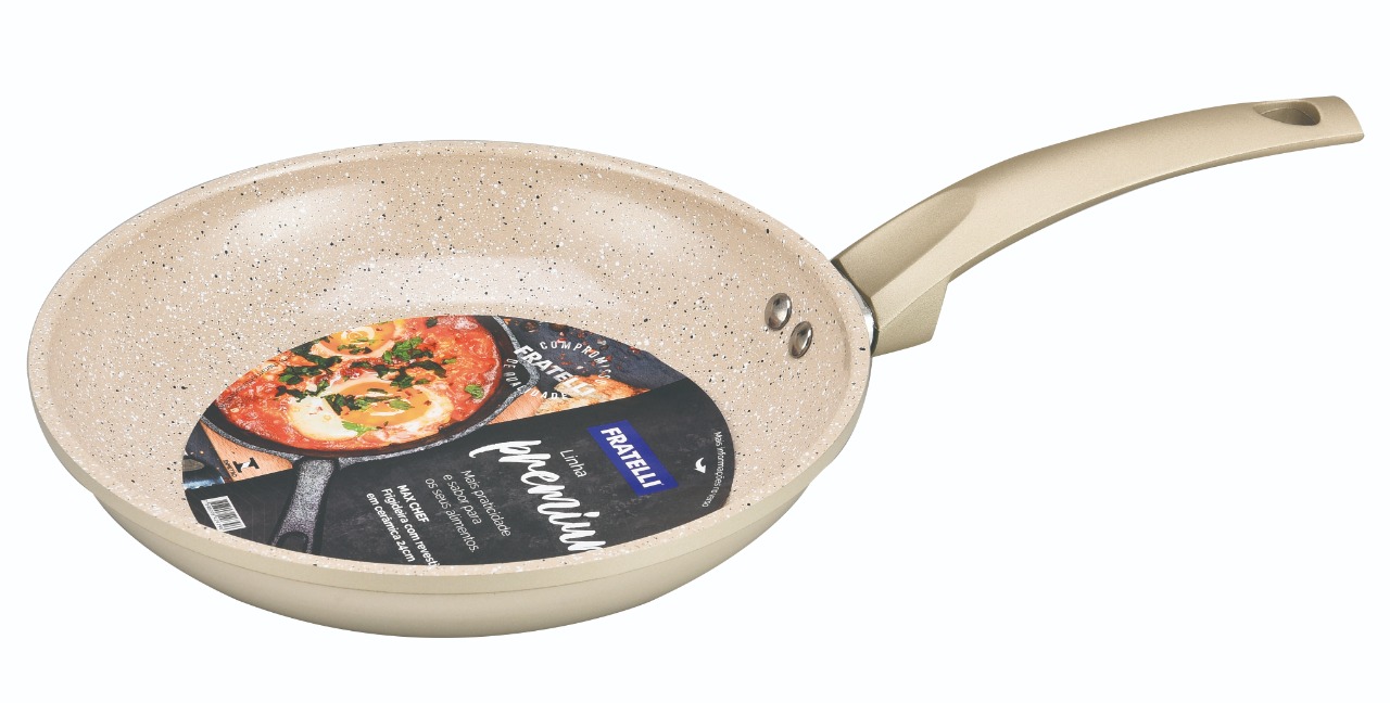 Frigideira Revestimento Cerâmica Bege 22 ...